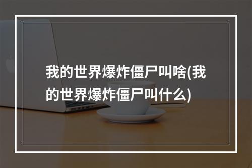 我的世界爆炸僵尸叫啥(我的世界爆炸僵尸叫什么)