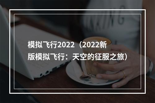 模拟飞行2022（2022新版模拟飞行：天空的征服之旅）