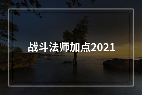 战斗法师加点2021