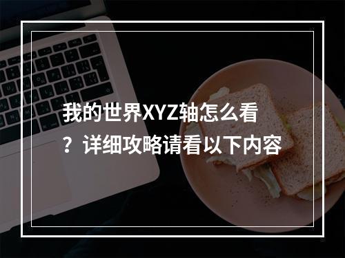 我的世界XYZ轴怎么看？详细攻略请看以下内容