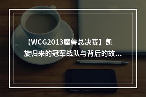 【WCG2013魔兽总决赛】凯旋归来的冠军战队与背后的故事