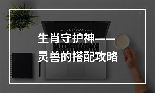 生肖守护神——灵兽的搭配攻略