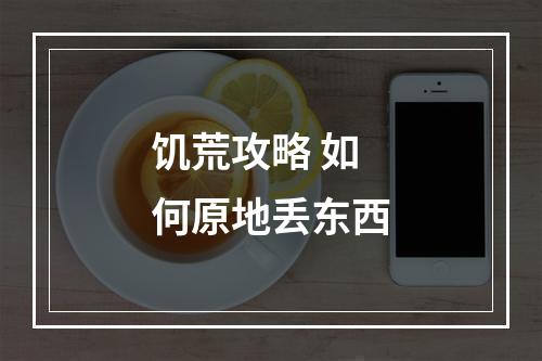 饥荒攻略 如何原地丢东西