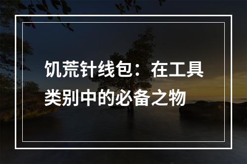 饥荒针线包：在工具类别中的必备之物