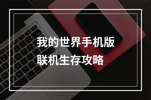 我的世界手机版联机生存攻略