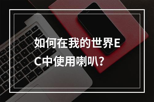 如何在我的世界EC中使用喇叭？