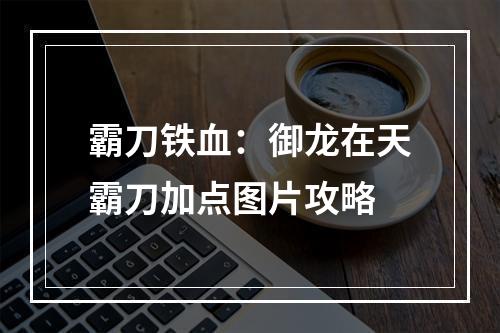 霸刀铁血：御龙在天霸刀加点图片攻略