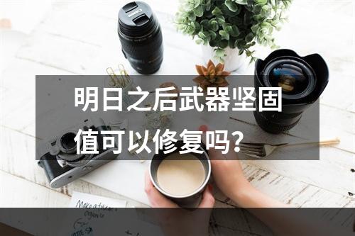 明日之后武器坚固值可以修复吗？