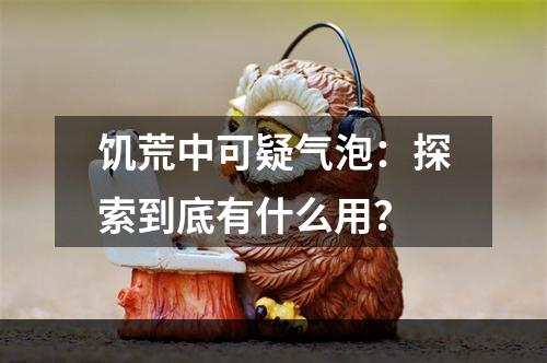 饥荒中可疑气泡：探索到底有什么用？