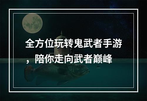 全方位玩转鬼武者手游，陪你走向武者巅峰