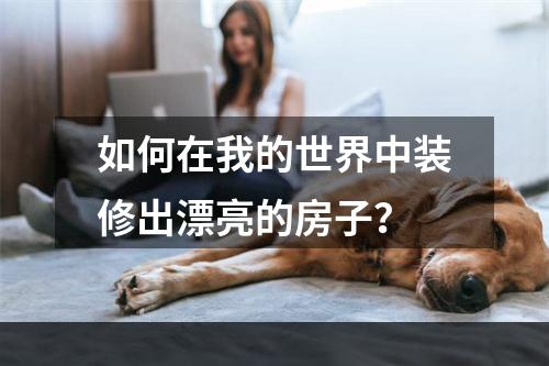 如何在我的世界中装修出漂亮的房子？