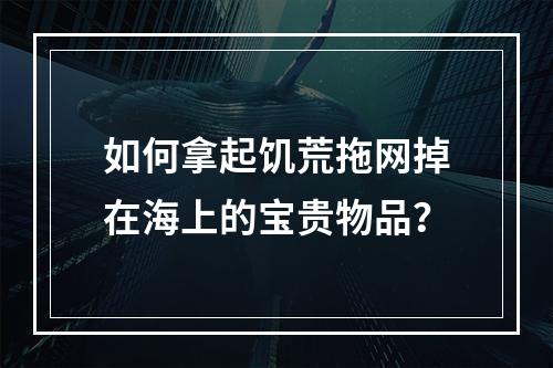 如何拿起饥荒拖网掉在海上的宝贵物品？