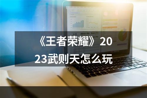 《王者荣耀》2023武则天怎么玩