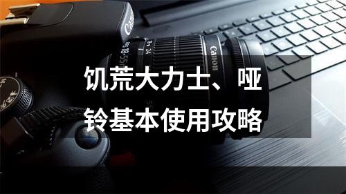 饥荒大力士、哑铃基本使用攻略