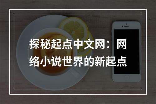 探秘起点中文网：网络小说世界的新起点