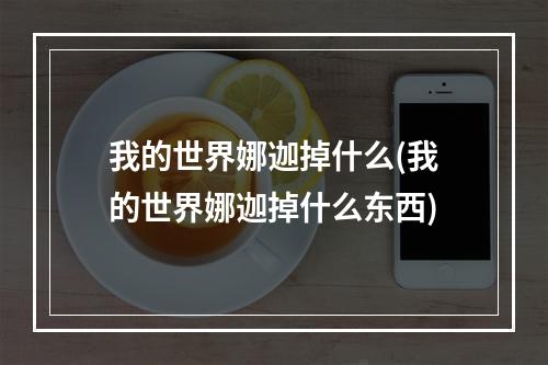 我的世界娜迦掉什么(我的世界娜迦掉什么东西)