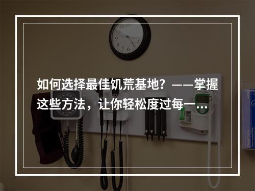 如何选择最佳饥荒基地？——掌握这些方法，让你轻松度过每一关！