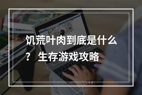 饥荒叶肉到底是什么？ 生存游戏攻略