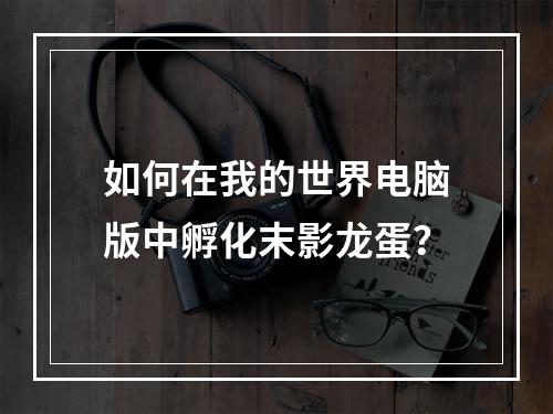 如何在我的世界电脑版中孵化末影龙蛋？