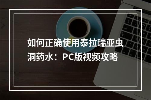 如何正确使用泰拉瑞亚虫洞药水：PC版视频攻略