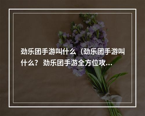 劲乐团手游叫什么（劲乐团手游叫什么？ 劲乐团手游全方位攻略）