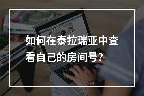 如何在泰拉瑞亚中查看自己的房间号？