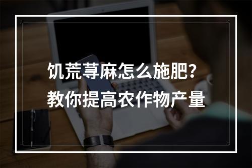 饥荒荨麻怎么施肥？教你提高农作物产量