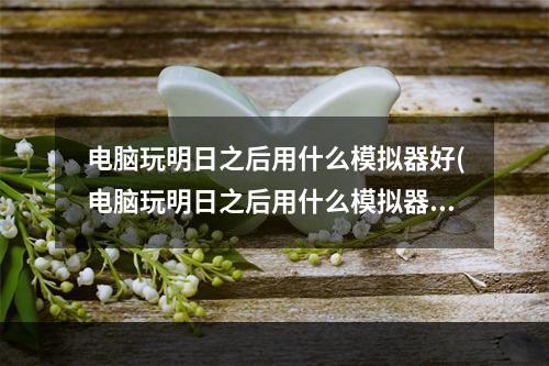 电脑玩明日之后用什么模拟器好(电脑玩明日之后用什么模拟器好一点)