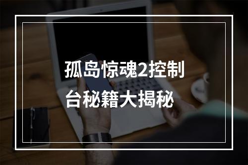 孤岛惊魂2控制台秘籍大揭秘