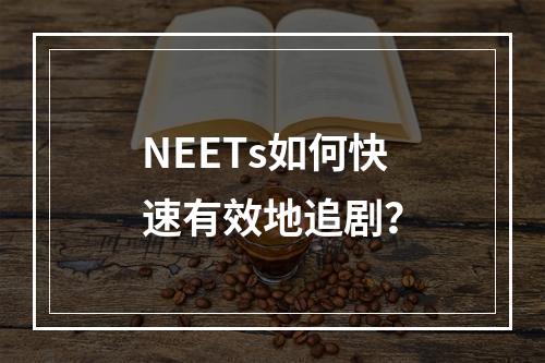 NEETs如何快速有效地追剧？