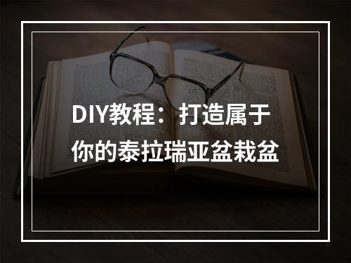 DIY教程：打造属于你的泰拉瑞亚盆栽盆