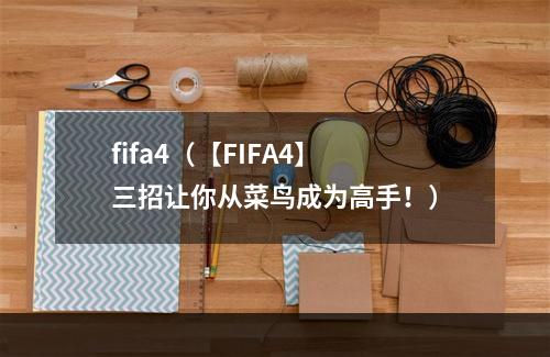 fifa4（【FIFA4】三招让你从菜鸟成为高手！）