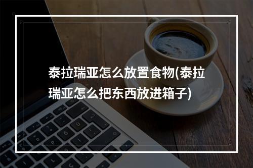 泰拉瑞亚怎么放置食物(泰拉瑞亚怎么把东西放进箱子)