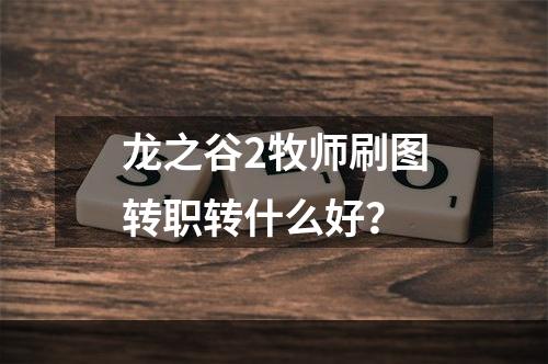 龙之谷2牧师刷图转职转什么好？