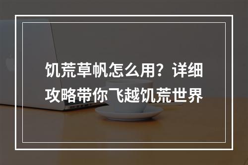 饥荒草帆怎么用？详细攻略带你飞越饥荒世界