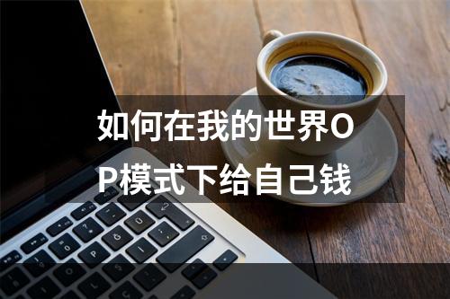 如何在我的世界OP模式下给自己钱