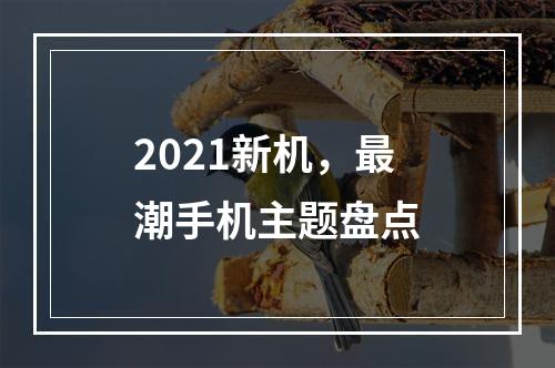 2021新机，最潮手机主题盘点