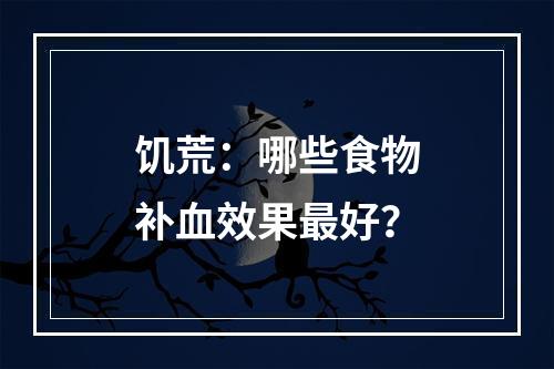 饥荒：哪些食物补血效果最好？