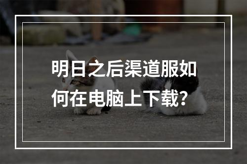 明日之后渠道服如何在电脑上下载？