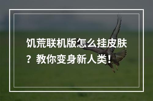 饥荒联机版怎么挂皮肤？教你变身新人类！