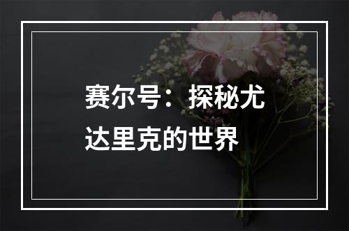 赛尔号：探秘尤达里克的世界