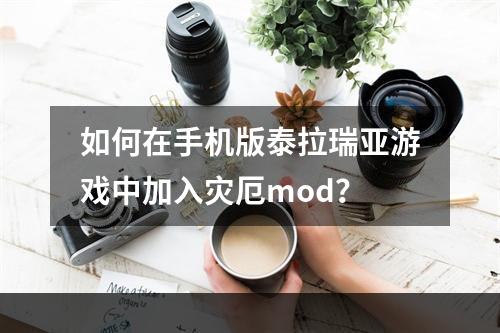 如何在手机版泰拉瑞亚游戏中加入灾厄mod？