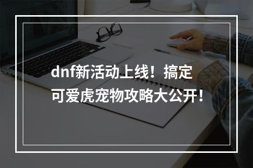 dnf新活动上线！搞定可爱虎宠物攻略大公开！