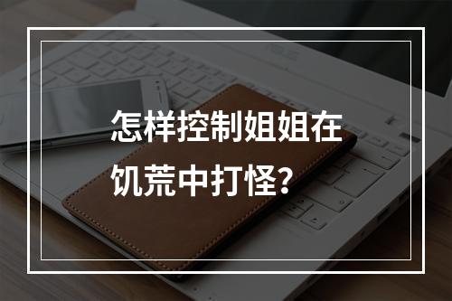 怎样控制姐姐在饥荒中打怪？