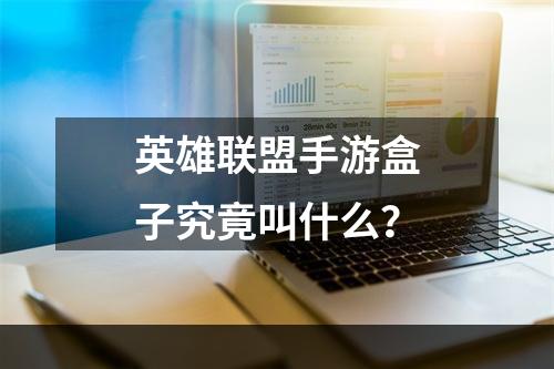 英雄联盟手游盒子究竟叫什么？