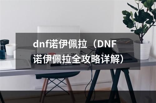 dnf诺伊佩拉（DNF诺伊佩拉全攻略详解）