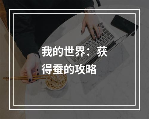 我的世界：获得蚕的攻略