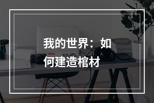 我的世界：如何建造棺材