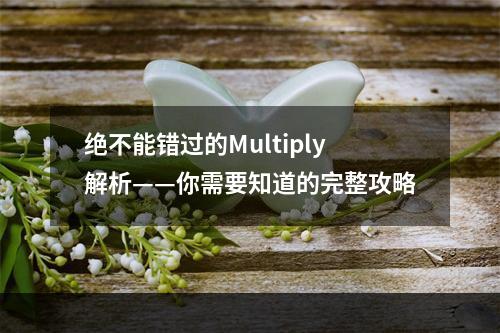 绝不能错过的Multiply解析——你需要知道的完整攻略