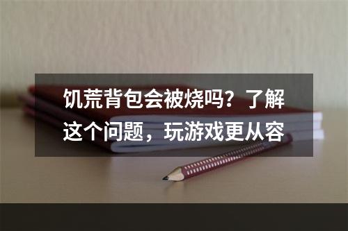 饥荒背包会被烧吗？了解这个问题，玩游戏更从容